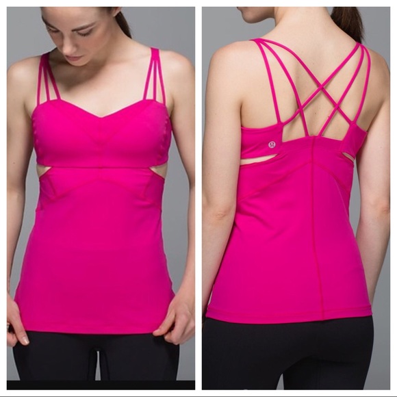 lululemon athletica Tops - Lululemon Exquisite Tank II Jeweled Magenta